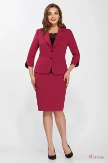Юбочный костюм ЛаКона 1921 вишня тройка