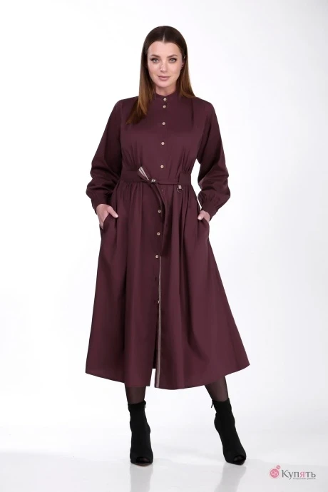 Платье Anna Majewska А247 бордо #1