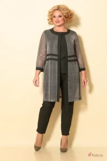 Брючный костюм Багряница 3088 хаки тройка