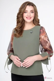 Блузка Дали 3457 олива