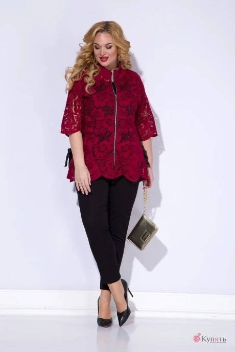 Жакет (пиджак) Лилиана 941N-B вишня #1