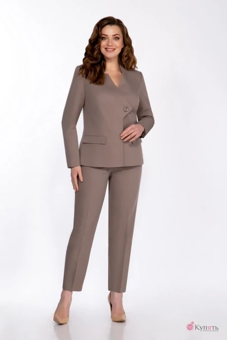 Брючный костюм ЛаКона 1150/1 бежевый #1