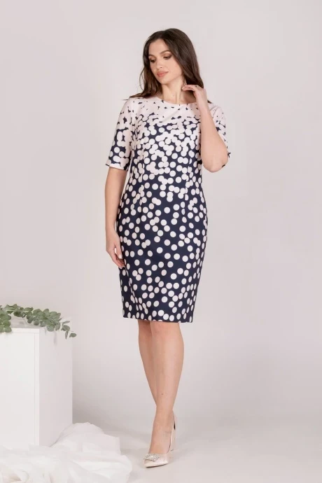 Платье MisLana 728 пудра #1