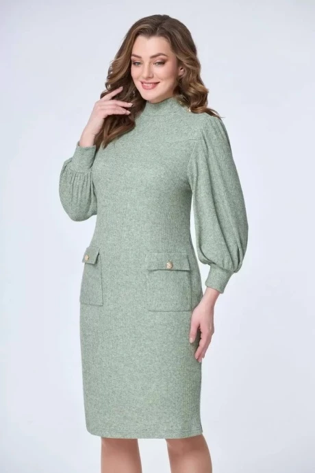 Платье Дали 3566 олива #1