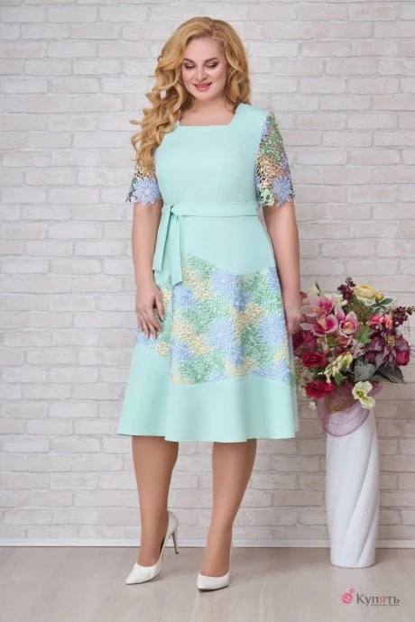 Платье УТИЛЬ AIRA style 890 мята #1