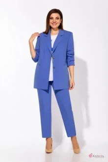 Брючный костюм Ольга Стиль 738 тройка