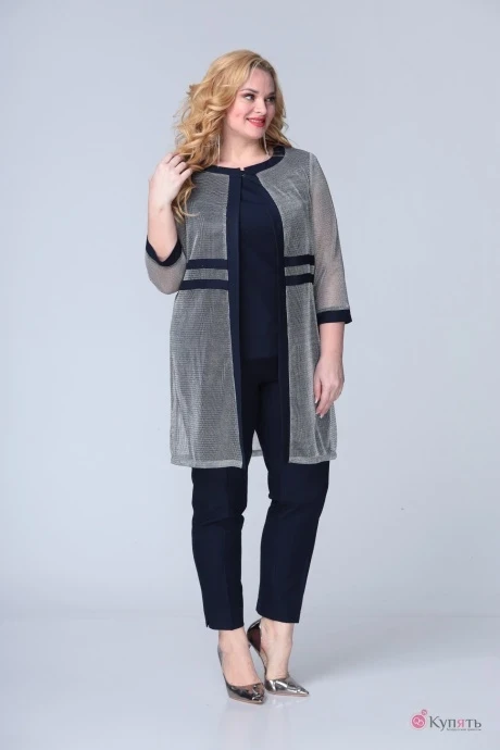 Брючный костюм Багряница 3088 тройка #1