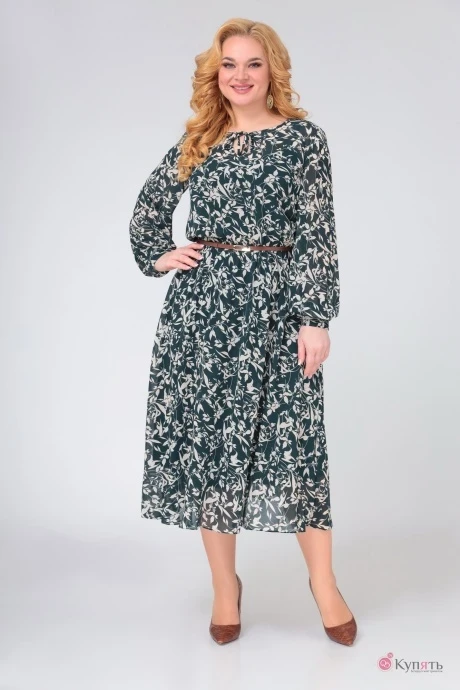 Платье Swallow 493 Зеленая листва #1