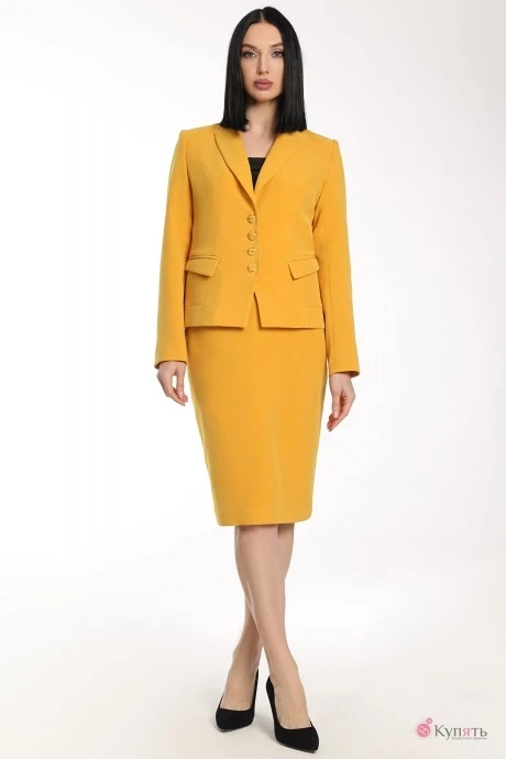 Юбочный костюм Мода-Юрс 2224 горчица #1