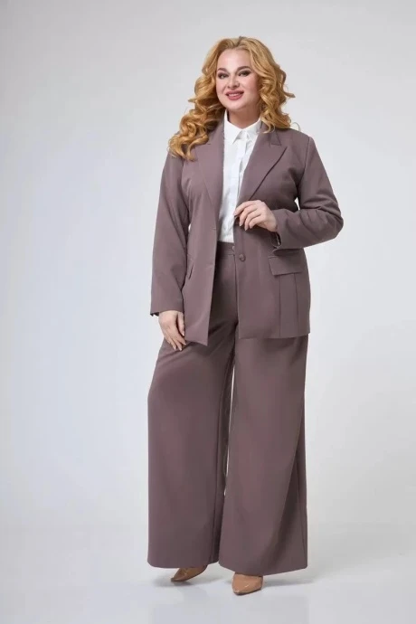Брючный костюм Anelli 1190 светлый кофе двойка #1