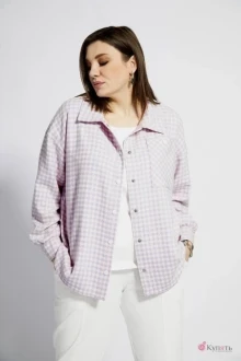 Рубашка BegiModa 4033 лиловый