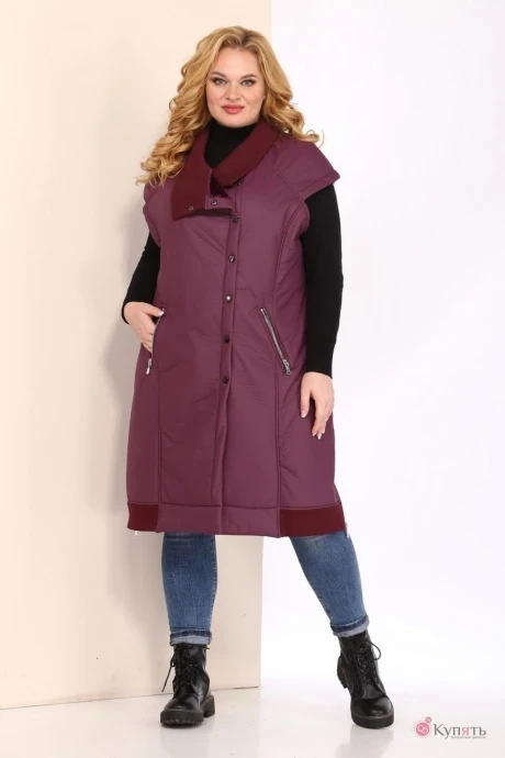 Жилетка Celentano 1971/2 баклажан #1