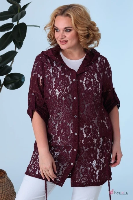 Блузка Anastasia 593 бордо #1
