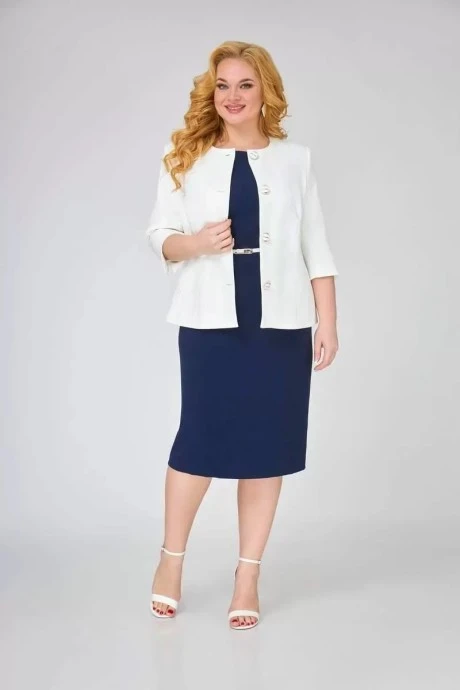 Однобортный жакет (пиджак) Swallow 523 молочный #1