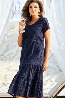 Платье Vittoria Queen 16003 темно-синий