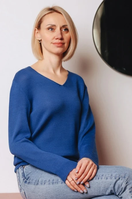 Джемпер (кофта) Romgil ТЗ410-5 васильковый #1