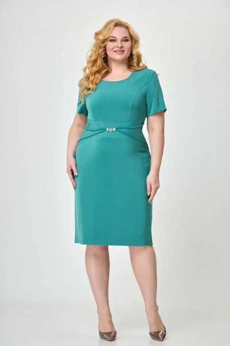 Платье Anelli 221 бирюза #1