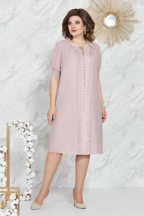 Платье Mira Fashion 5113-2 розовый #1