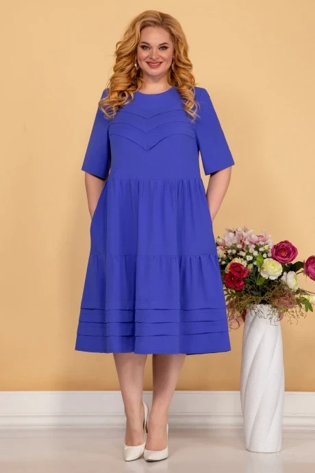 Платье *Распродажа AIRA style 914 василек #1