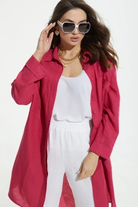 Рубашка *Распродажа MALI 622-031 малиновый #1