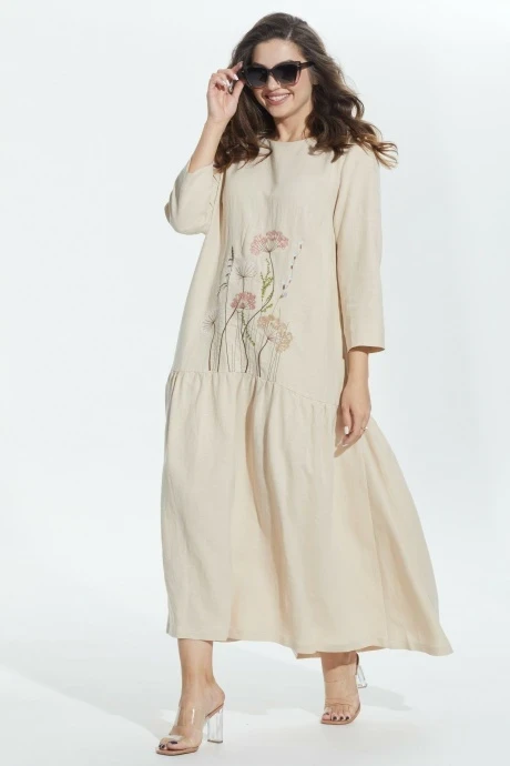 Платье MALI 422-033 крем-брюле #1