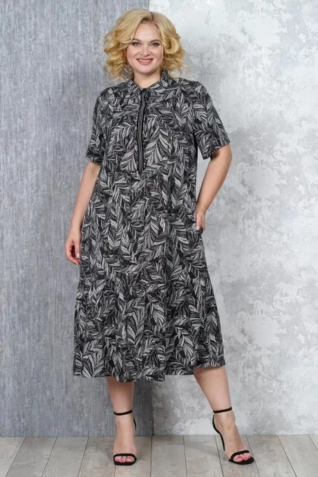 Платье Медея и К 2146 черный-белый #1