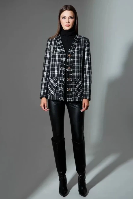 Твидовый жакет (пиджак) DILIA 0634 Мультидизайн #1
