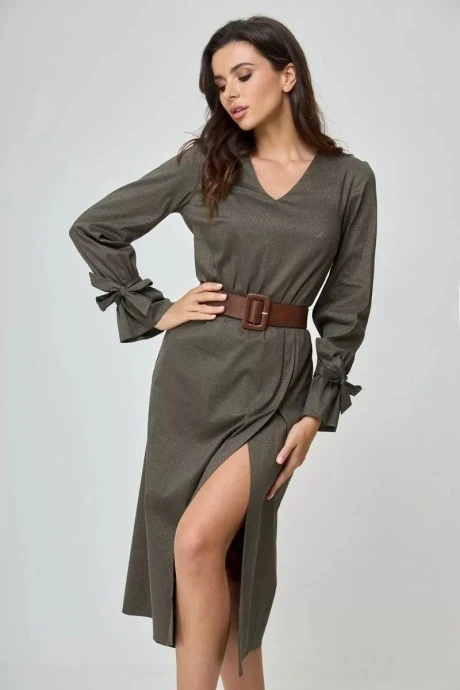 Платье Anelli 1164 зелень #1