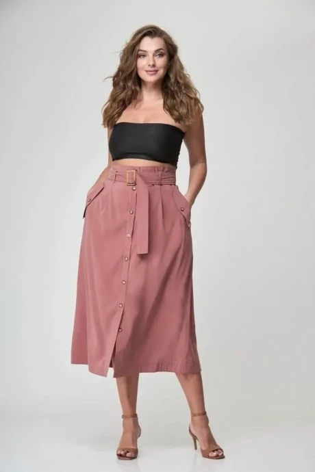 Юбка Anelli 874.1 терракот #1
