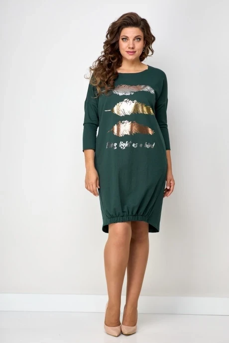 Платье SolomeaLux 940-B зеленый #1