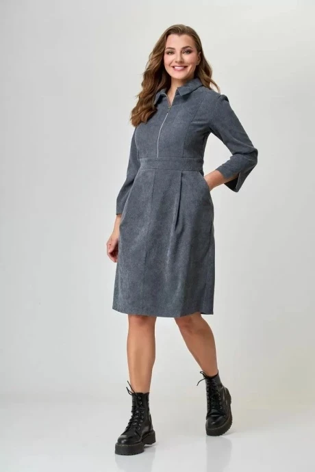 Платье Anelli 1160 графит #1