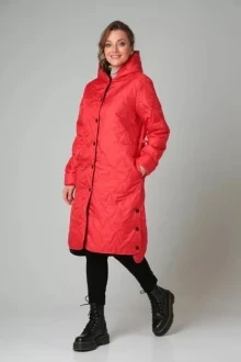 Стеганое пальто MODEMA 1024/5 Красный