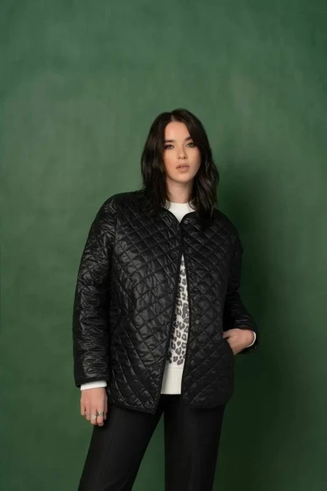 Куртка JRSy 2157 черный/горох #1