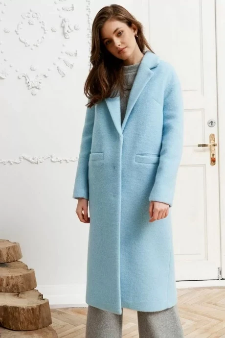 Двубортное пальто Colors of PAPAYA 1556b голубой #1