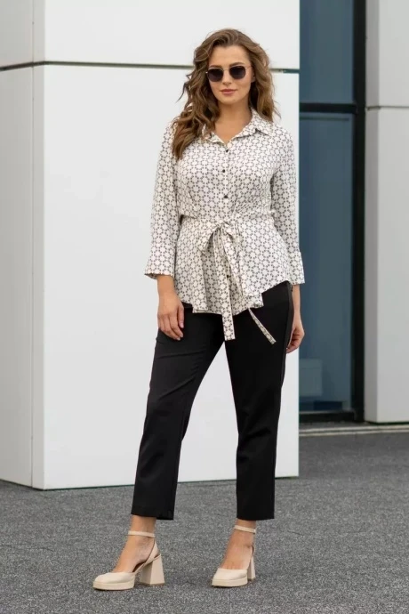 Блузка ANDINA 107 молочный #1