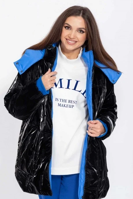 Зимняя женская куртка MisLana С851 черно-синий #1