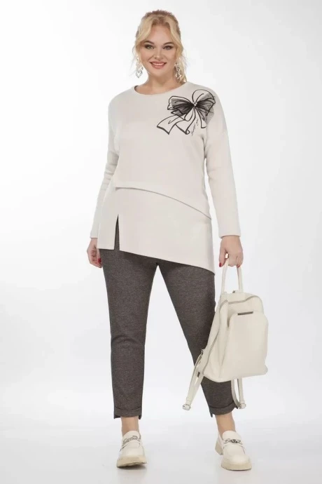 Брючный костюм Matini 1.1463 розовый+коричневый #1