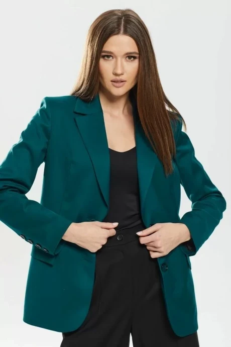 Жакет (пиджак) DAVA 131 изумруд #1