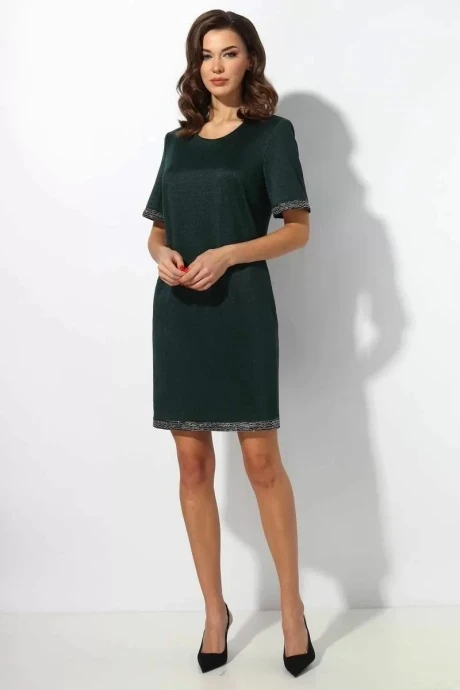 Вечернее платье МиА-Мода 1408 темно-зеленый #1