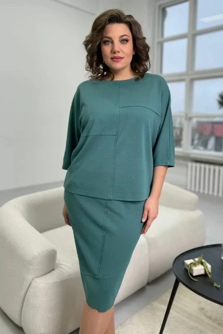 Джемпер (кофта) Rumoda 2094 бирюза #1