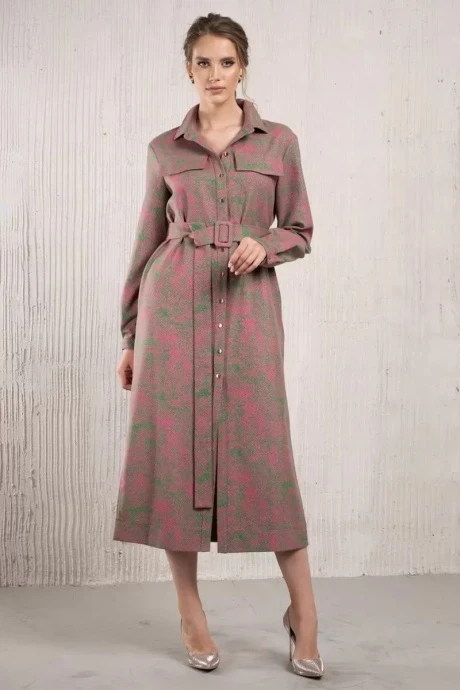 Платье Avanti 1404/1 фуксия/зеленый #1