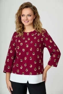 Блузка Дали 3373 бордо