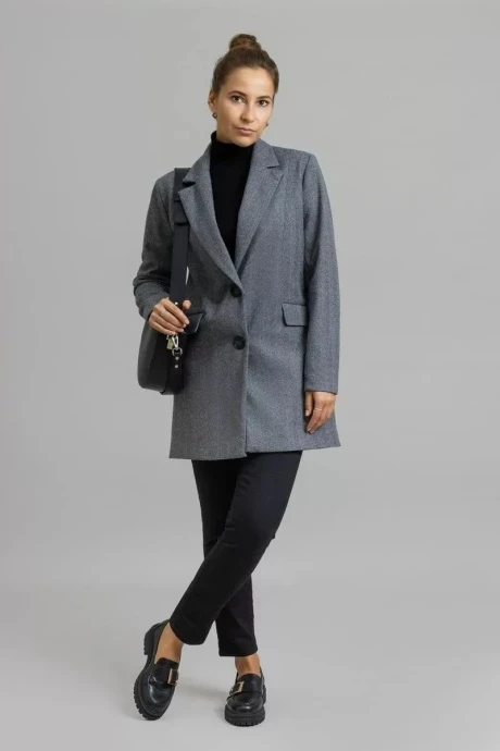 Жакет (пиджак) *Распродажа Mirolia 1077 Серая ёлочка #1