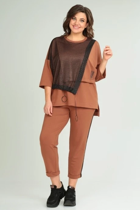 Спортивный костюм Michel Chic 1329 рыжий двойка #1