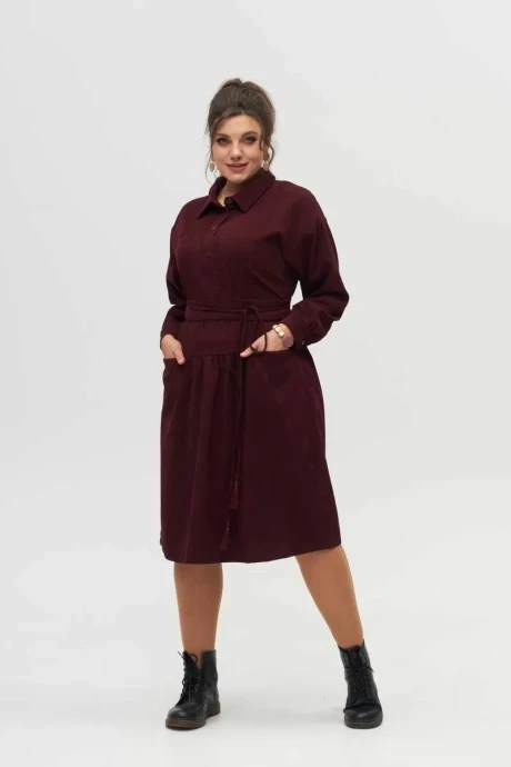 Платье Anelli 1169 вишня #1