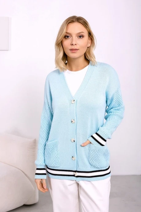 Кардиган Romgil ТЗ708Х бледно-голубой #1
