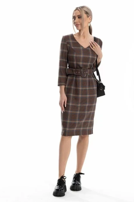 Платье Golden Valley 4660-1 коричневый #1