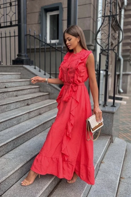 Платье PAVLOVA 148 коралл #1