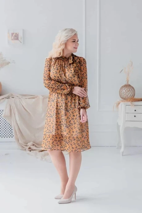 Платье ASV 2172 охра #1