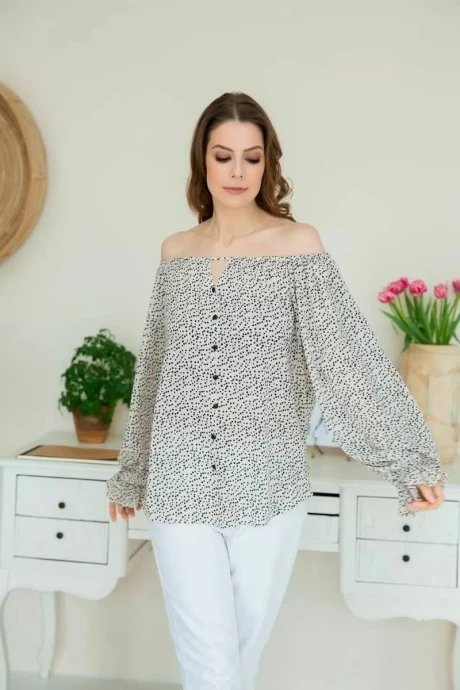 Блузка ASV 2402 молочный #1